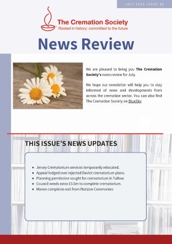 Cremation Society February Newsletter